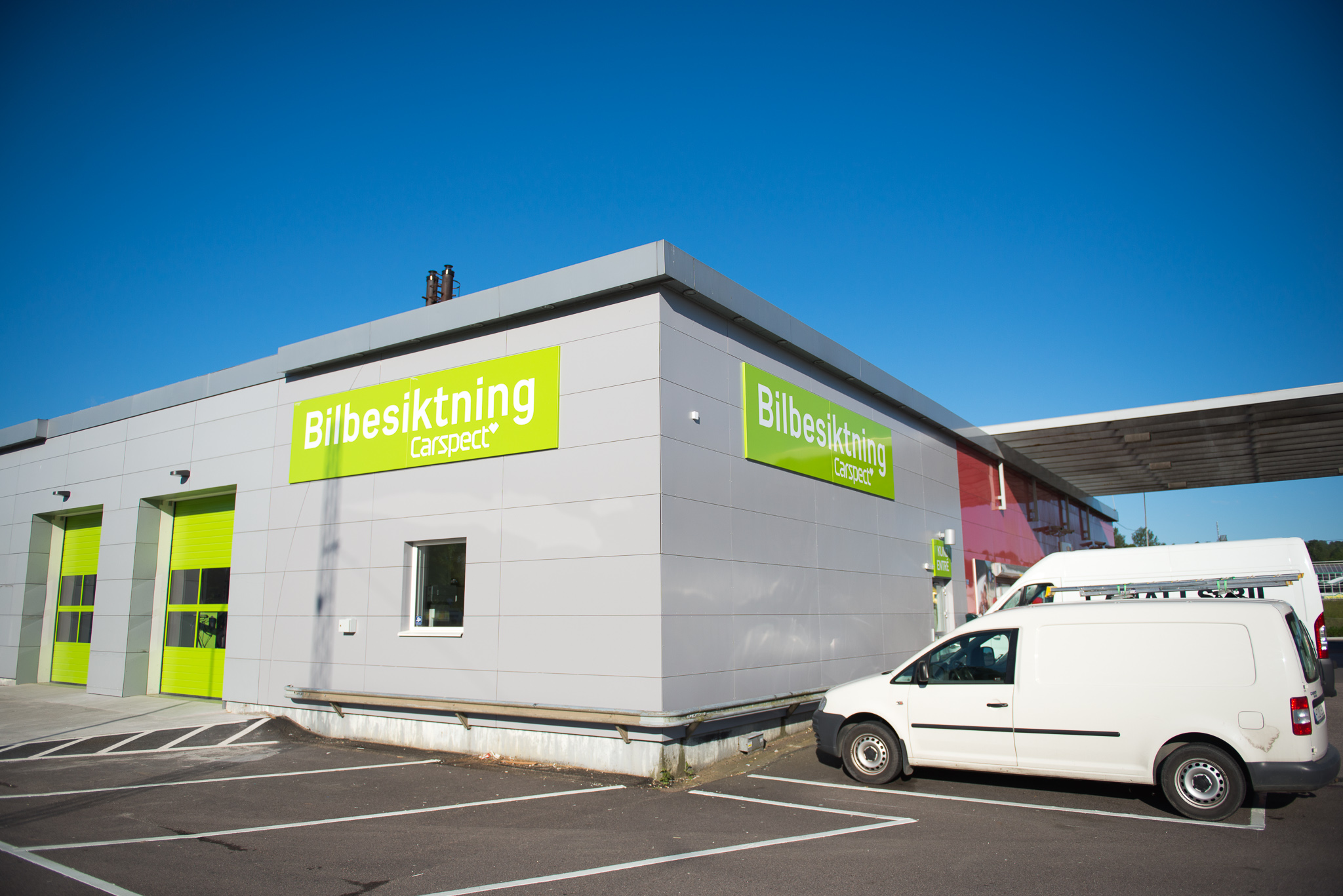 Carspects besiktningsstation i Bäckebol, Göteborg